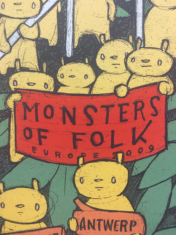 Monsters of Folk European Tour - 2009 Jay Ryan poster