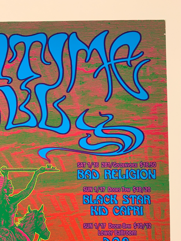 MHP 56 Bad Religion - 1999 poster Maritime Hall San Fran 1st
