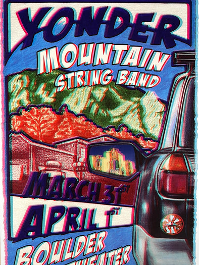 Yonder Mountain String Band - 2005 poster Boulder, CO Theater