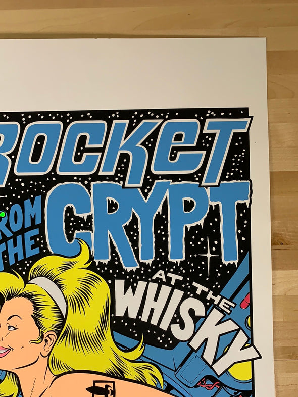 Rocket from the Crypt - 1996 Chris Coop poster Los Angeles, CA Whisky a Go-Go