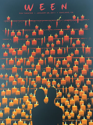 Ween - 2011 Todd Slater Poster Oakland, CA The Fox Theater