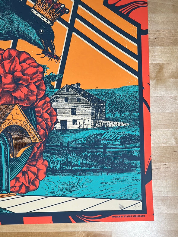 Widespread Panic - 2019 Status Serigraph poster Durham, NC