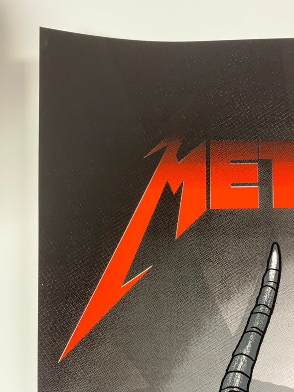 Metallica - 2019 Steve Seeley poster Mockba, Moscow, Russia Luzhniki