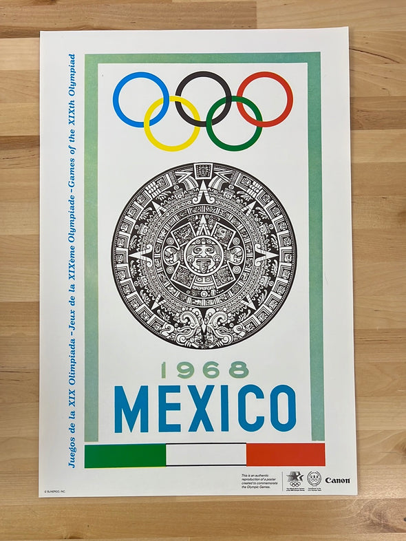 Canon Olympic Commemorative Series 1984  - poster 1968 Mexico