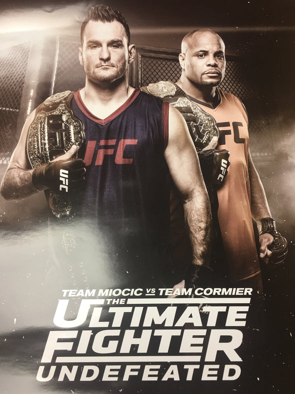 UFC Undefeated Poster Team Miocic vs Team Cormier