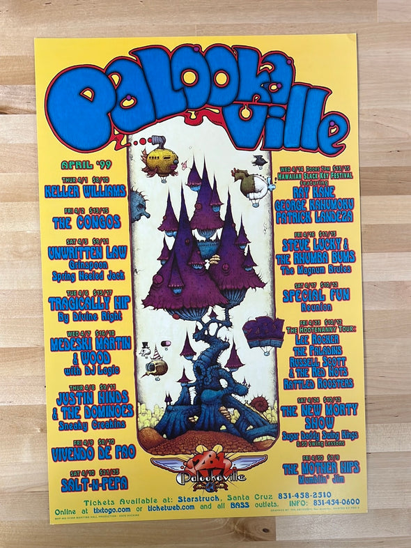 MHP 63 April - 1999 poster Palookaville Santa Cruz, CA 1st