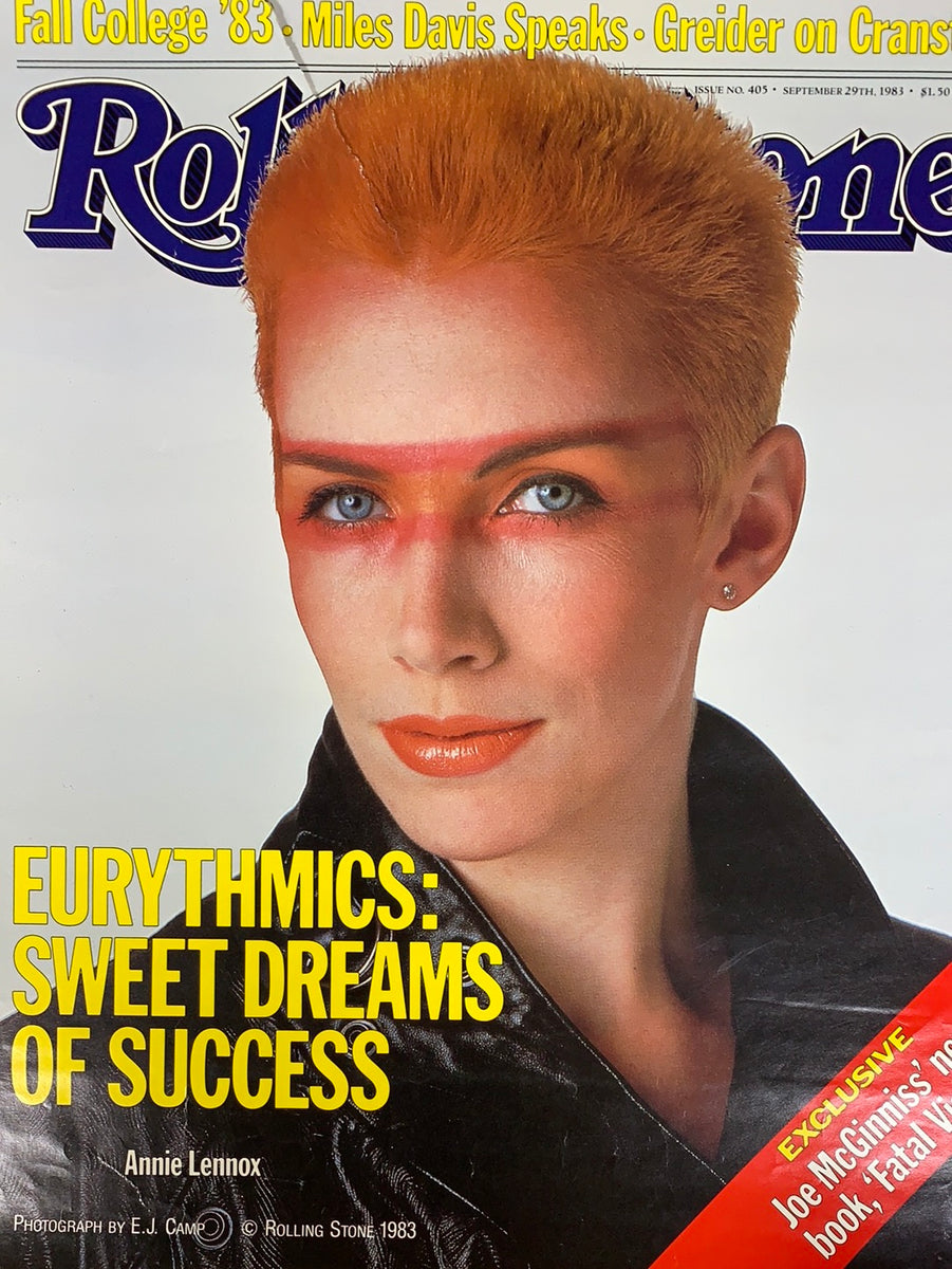 Annie Lennox - 1983 Rolling Stone poster Original Vintage – Sold Out ...