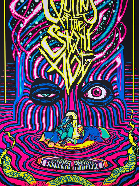 Queens of the Stone Age - 2017 Brad Klausen poster Salt Lake City AP