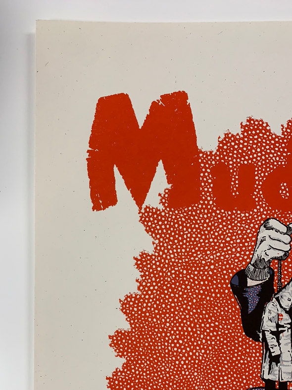 Mudhoney - 2015 Fugscreens Studios poster Treviso, Italy New Age