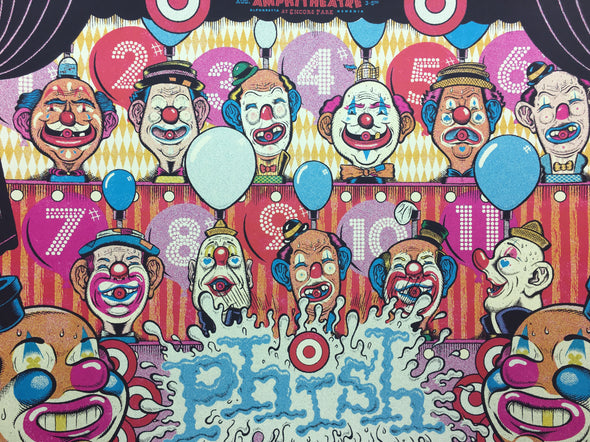 Phish - 2018 Ryan Besch (Your Cinema) poster Alpharetta, GA Verizon Wireless Amph.