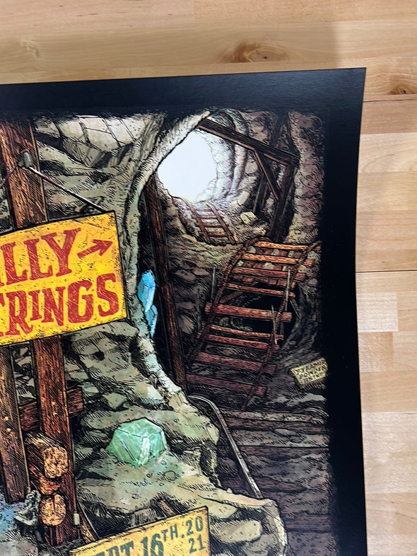 Billy Strings - 2021 Landland poster Spokane, WA