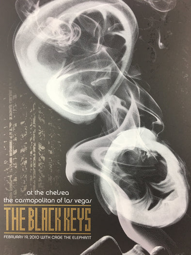 The Black Keys - 2011 Todd Slater Poster Las Vegas, NV The Chelsea Feb. 19th