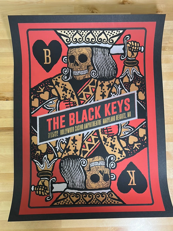 The Black Keys - 2022 Methane poster Maryland Heights, MO