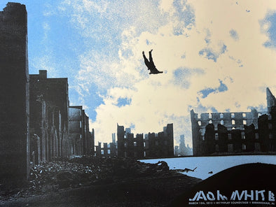 Jack White - 2012 Rob Jones poster Birmingham, AL