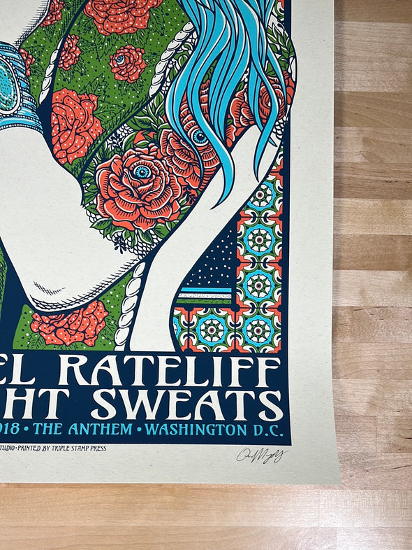 Nathaniel Rateliff & the Night Sweats - 2018 poster Washington, DC