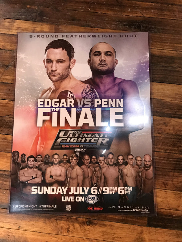 UFC poster Edgar vs. Penn Finale Ultimate Fighter Tuf Fight Night