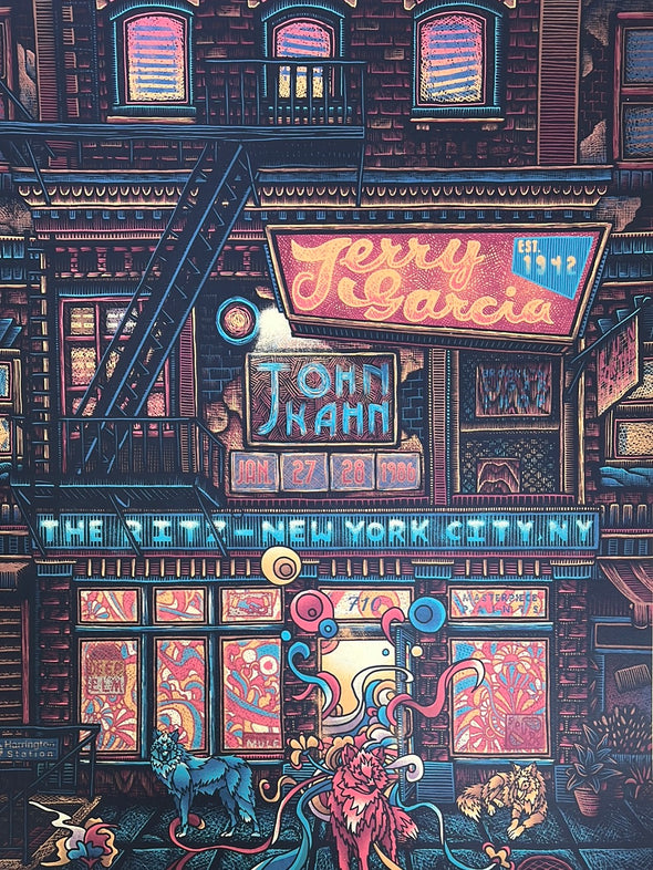 Jerry Garcia - 2020 Luke Martin poster New York City, NY