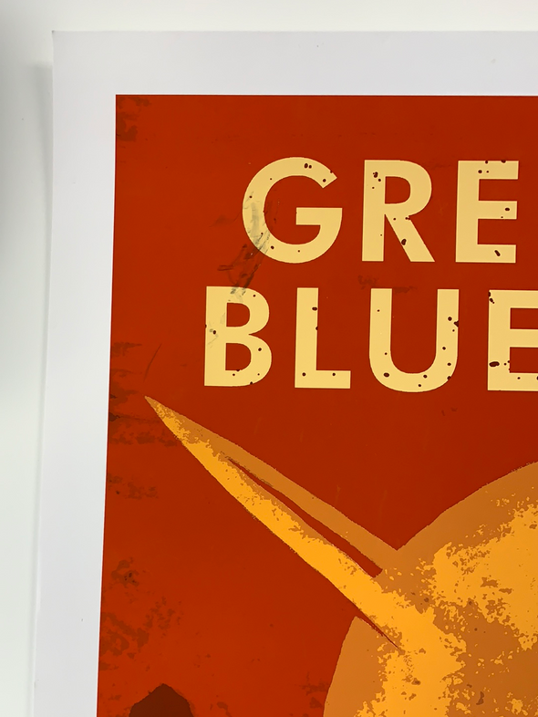Greensky Bluegrass - 2017 John Vogl poster Morrison, CO Red Rocks