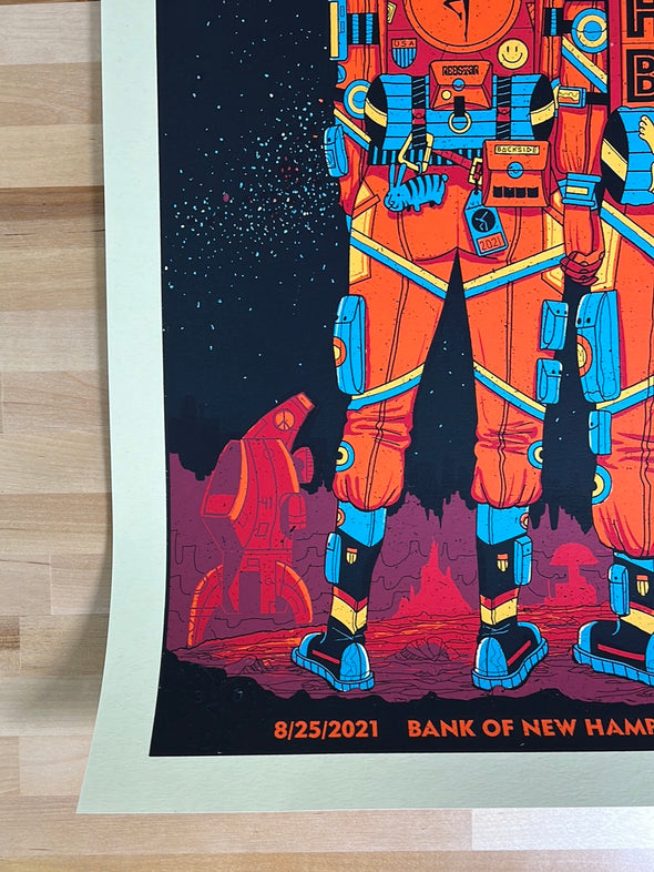 Dave Matthews Band - 2021 Methane poster Gilford, NH 8/25