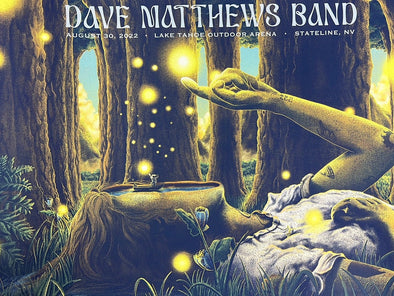 Dave Matthews Band - 2022 Bailey Race poster Stateline, NV
