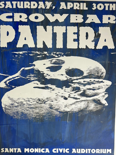 Pantera - 1994 poster Santa Monica, CA Civic Auditorium 4/30