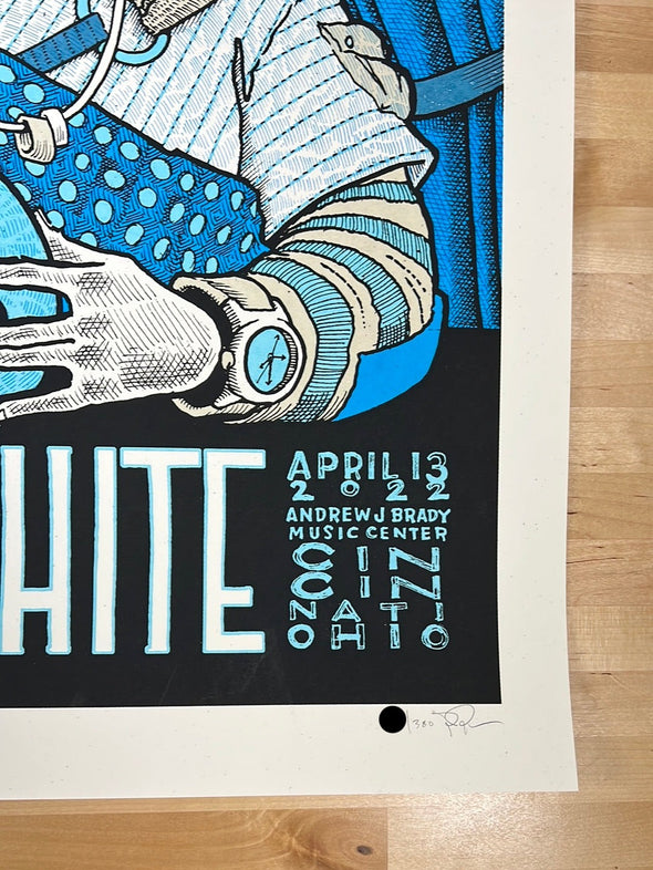 Jack White - 2022 Jay Ryan poster Cincinnati, OH 1st ed