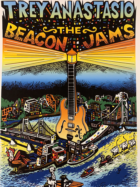 The Beacon Jams - 2020 Jim Pollock poster Trey signed!