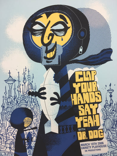 Clap Your Hands Say Yeah - 2006 Methane Studios poster Atlanta, GA Variety Playh