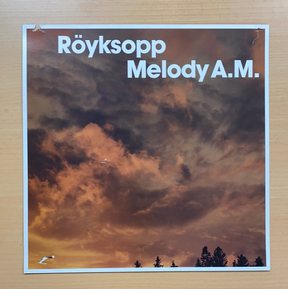 Röyksopp - 2001 original vinyl poster insert 12x12 record art