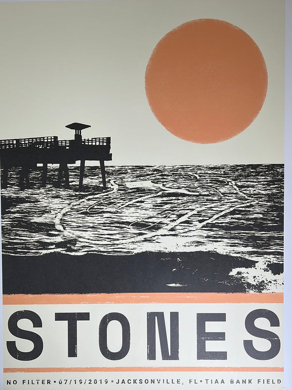 Rolling Stones - 2019 poster No Filter Tour Jacksonville, FL