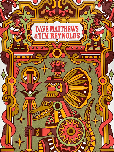 Dave Matthews Band - 2022 Bene Rohlmann poster Cancun N3