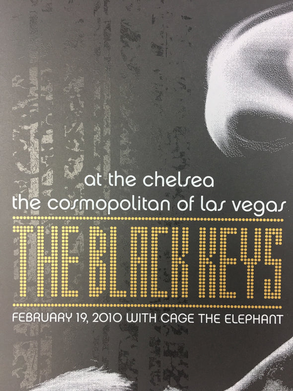 The Black Keys - 2011 Todd Slater Poster Las Vegas, NV The Chelsea Feb. 19th