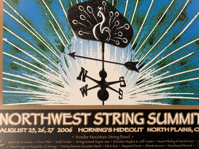 Northwest String Summit - 2006 Brian Langeliers poster Plains, OR Horning's Hideout