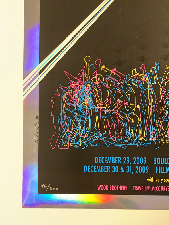 Yonder Mountain String Band - 2009 art-i-fact poster, CO Fillmore