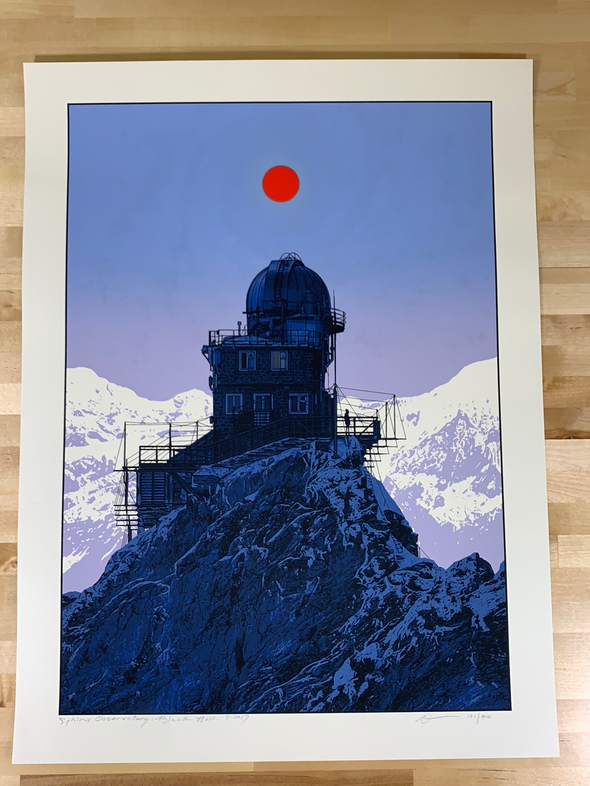 Sphinx Observatory: Black Hole - 2017 Dan McCarthy Poster Art Print