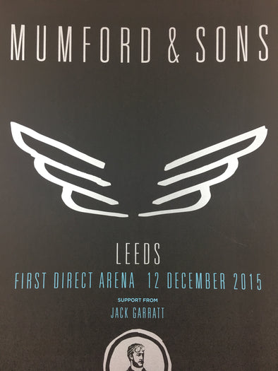 Mumford & Sons - 2015 Poster Leeds, England, UK First District Arena