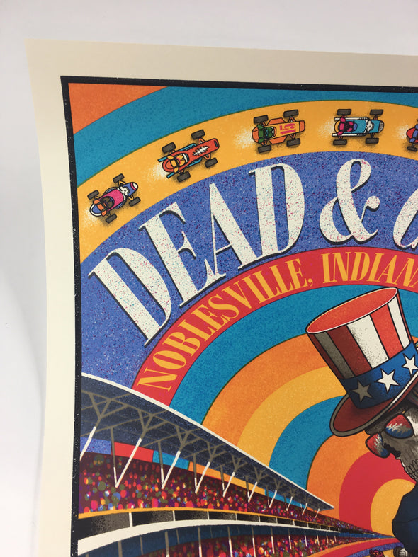 Dead & Company - 2018 Kyle Baker Poster Noblesville, IN Ruoff Music Center