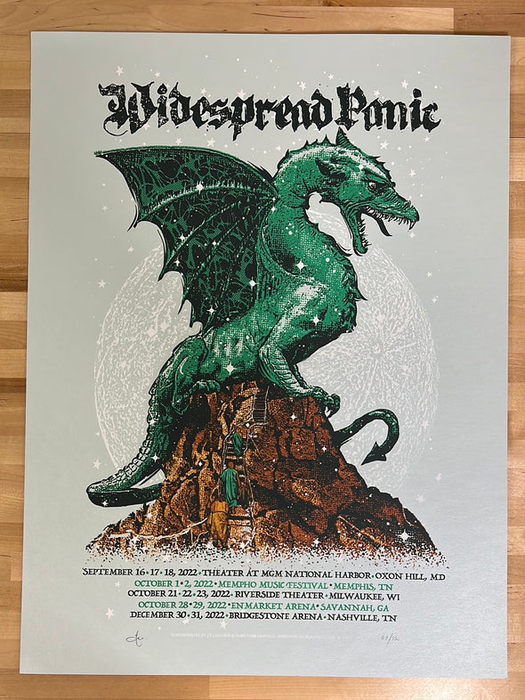 Widespread Panic - 2022 J.T. Lucchesi poster Fall Tour