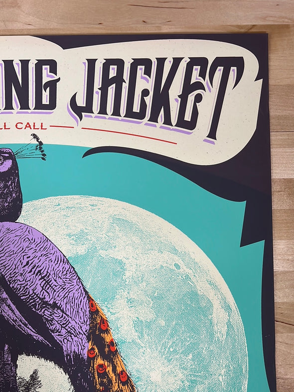 My Morning Jacket - 2015 Status Serigraph poster Roll Call Peacock