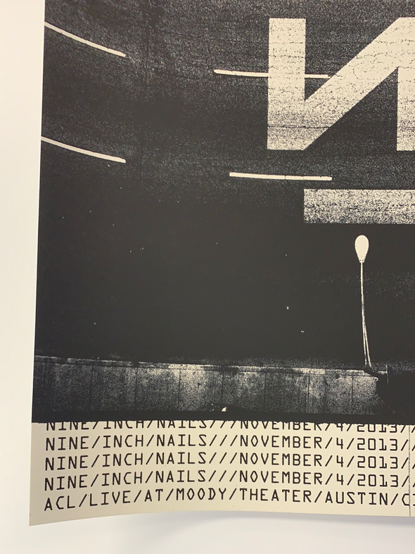 Nine Inch Nails - NIN 2013 Rob Robert Jones poster print ACL Austin City Limits