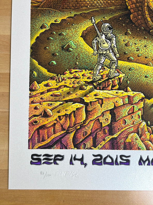 Foo Fighters - 2015 Emek poster print Portland, OR Moda Center AE