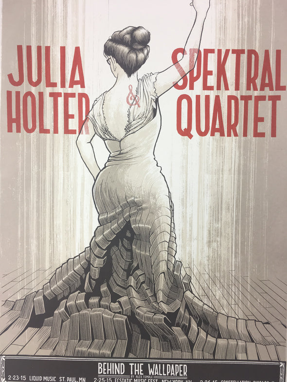 Spektral Quartet & Julia Holter Tour- 2015 Justin Santora Poster