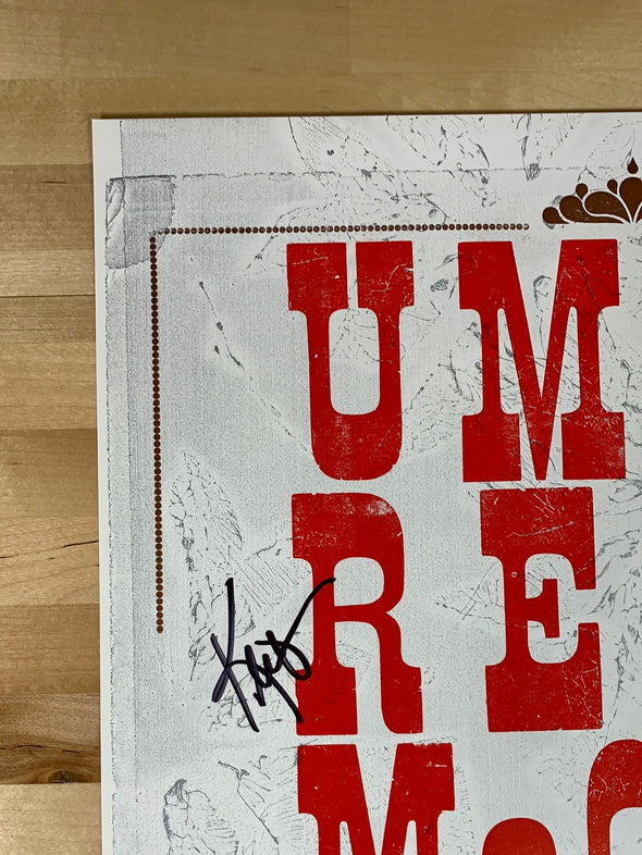 Umphrey's McGee - 2013 poster Buffalo, NY Band Signed 48/215