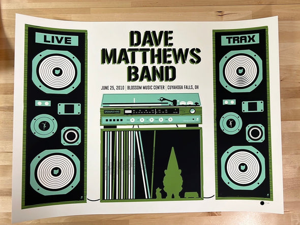 Dave Matthews Band - 2010 Methane poster Cuyahoga Falls, OH