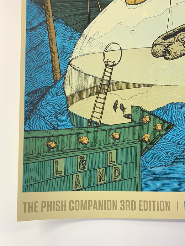 Phish - 2015 Landland poster Companion art print 3rd edition