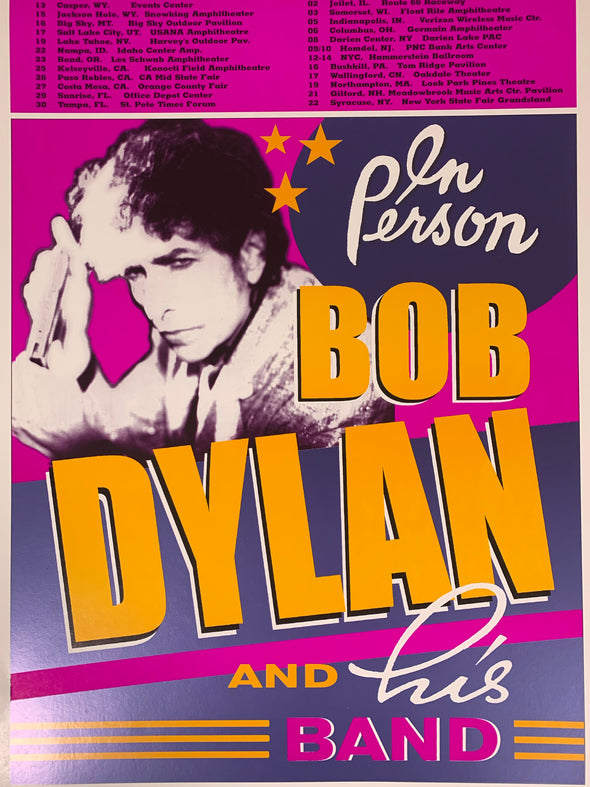 Bob Dylan - 2003 Geoff Gans Poster July August tour