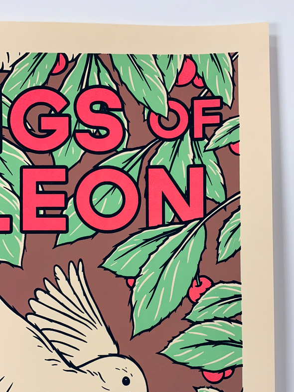 Kings of Leon - 2017 Dan Grissom poster Cuyahoga Falls, OH Blossom Music