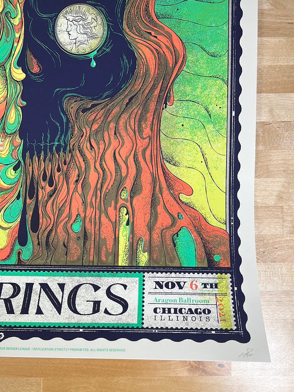 Billy Strings - 2021 Delicious Design League poster Chicago, IL