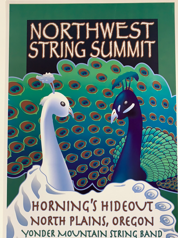 Northwest String Summit - 2004 Brian Langeliers poster Plains, OR Horning's Hideout