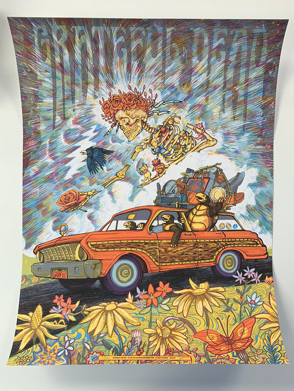 Grateful Dead - 2021 Zeb Love poster Art Print